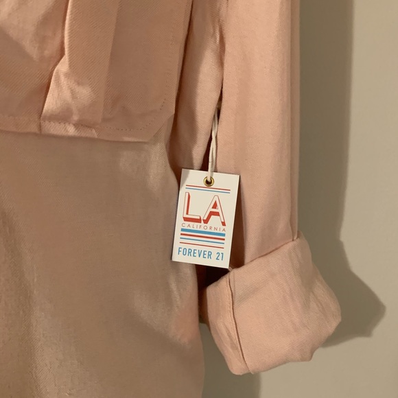 NWT! - button down shirt in blush - Picture 6 of 10